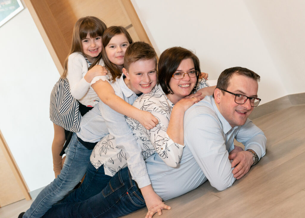 Fotoshooting mit Familie,